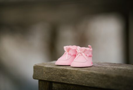 small pink shoes