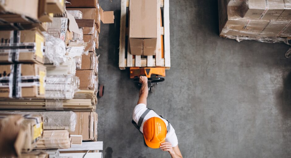 pallet in warehouse